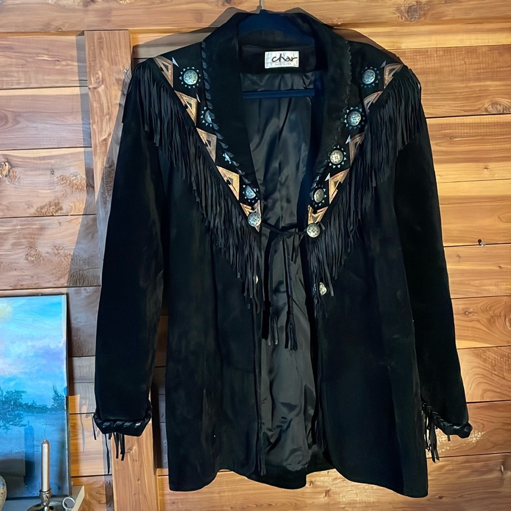 1990s Char Santa Fe Suede Jacket (8)